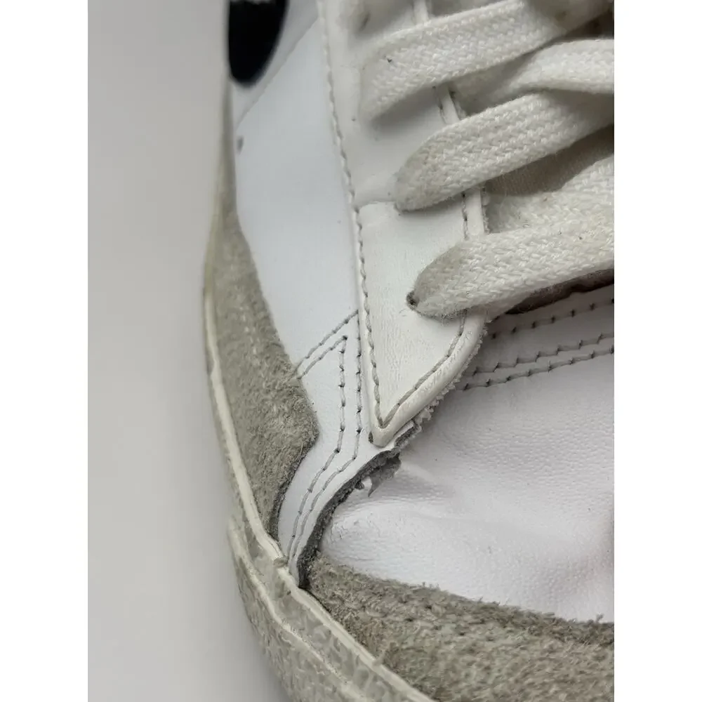Nike Blazer Mid ‘77 Vintage White And Black Sneakers Men Size 8.5
